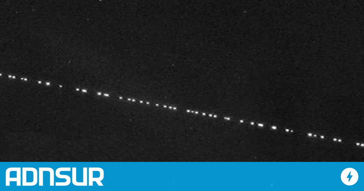 ¿Qué es el “tren” de 60 luces que sorprendió en el cielo? ADNSur